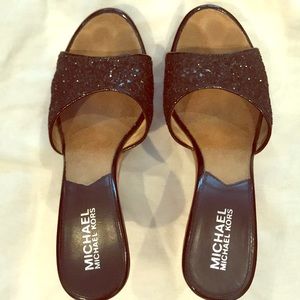 Michael Kors glittery heels 👠
